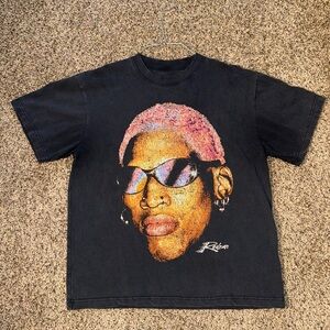 PacSun Black Tee with Iconic Portrait